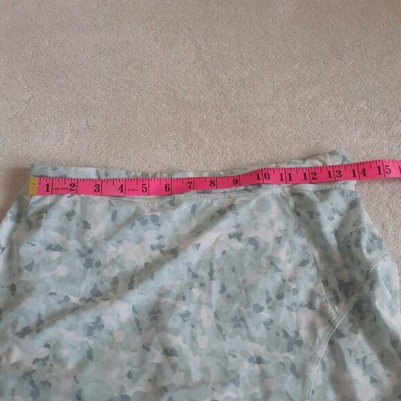 Athleta Girl Girl's Size XXL/16 Teal Camo Game Point Tennis Active Skort - Picture 10 of 11